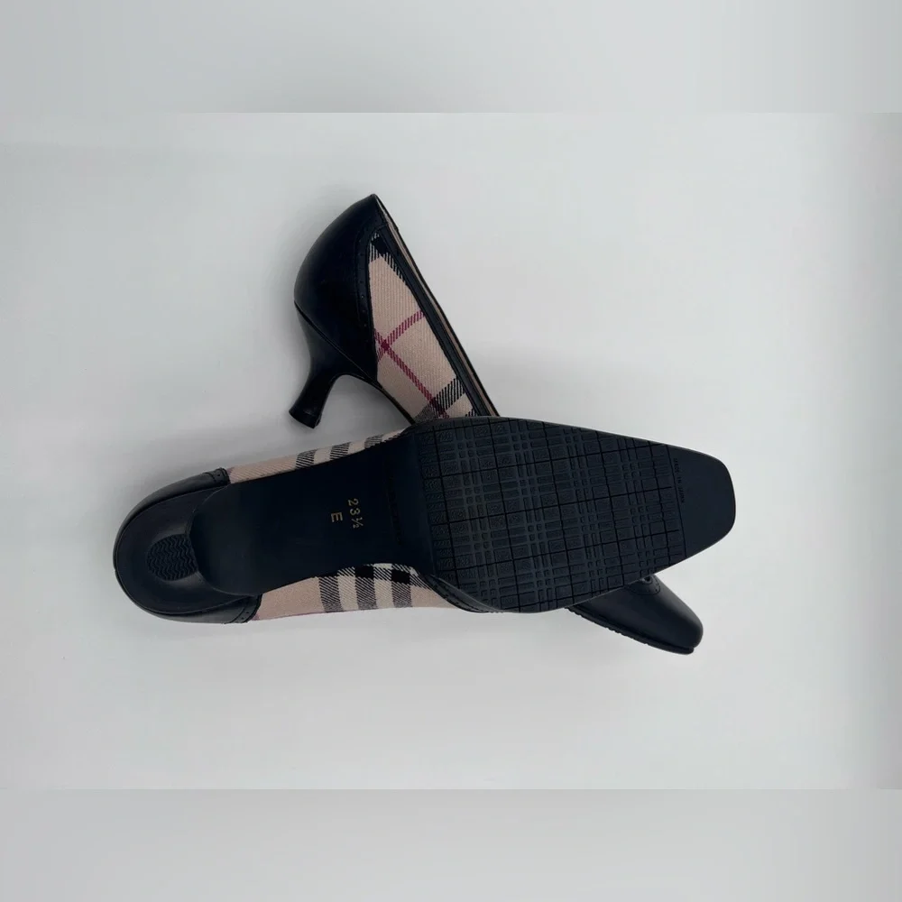 🌹Burberry Nova Check Office Shoes 23 1/2cm 🌹 - Picture 6 of 10